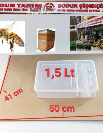 1.5  LT  6 MM MDF KOVAN ÜSTÜ ARI YEMLİK ŞURUPLUĞU