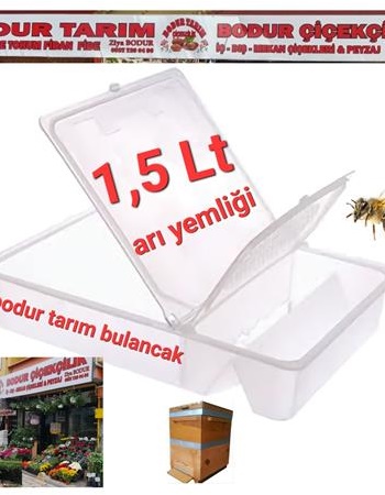 1.5  LT ARI ŞEFFAF KUTU  YEMLİK ŞURUPLUĞU