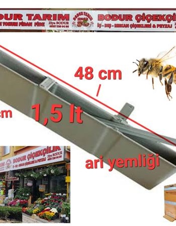  48,x10 .1,5 Lt Lik 1. Kalite Plastik Kayık Arı Yemlik,şurupluğu